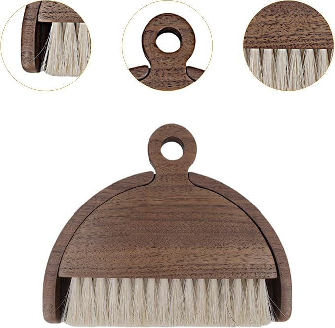 Small Hand Broom and Dustpan Set Handheld Multifunctional Sweep Cleaning Brush Desktop Broom and Dust Pan for Kitchen Sofa