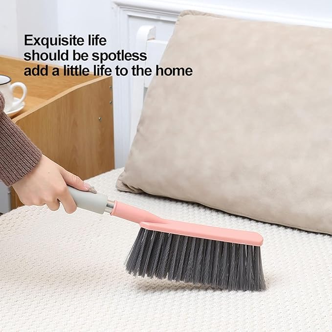 Whisk Broom Hand Held 2 Pcs Bench Brush Soft Bristles with Good Elasticity Hand Broom can be Hung for Storage