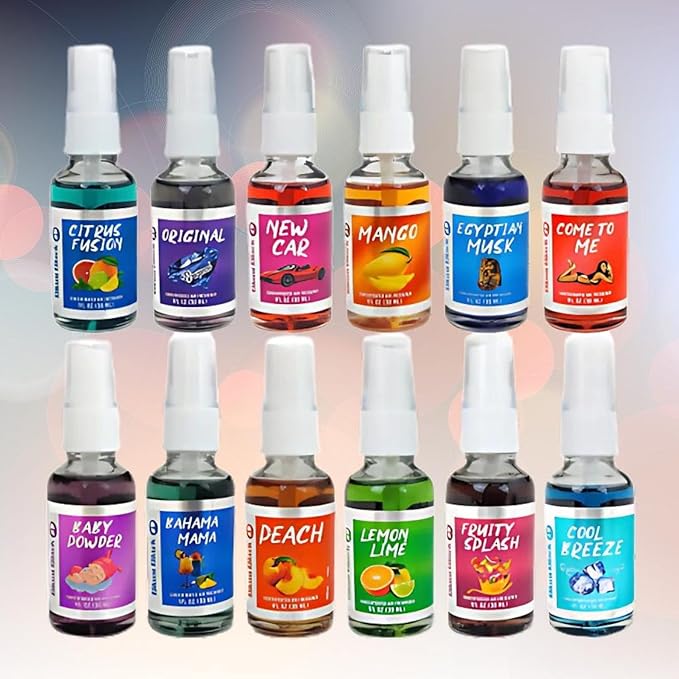 Blunt Black 100% Concentrated Air Freshener Spray – 50 Pack (For Car &amp Home)