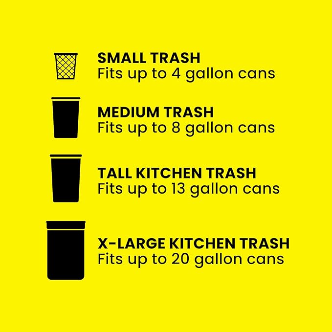 Glad ForceFlex Tall Kitchen Trash Bags 13 Gallon Gain Original 140 Count (Package May Vary)