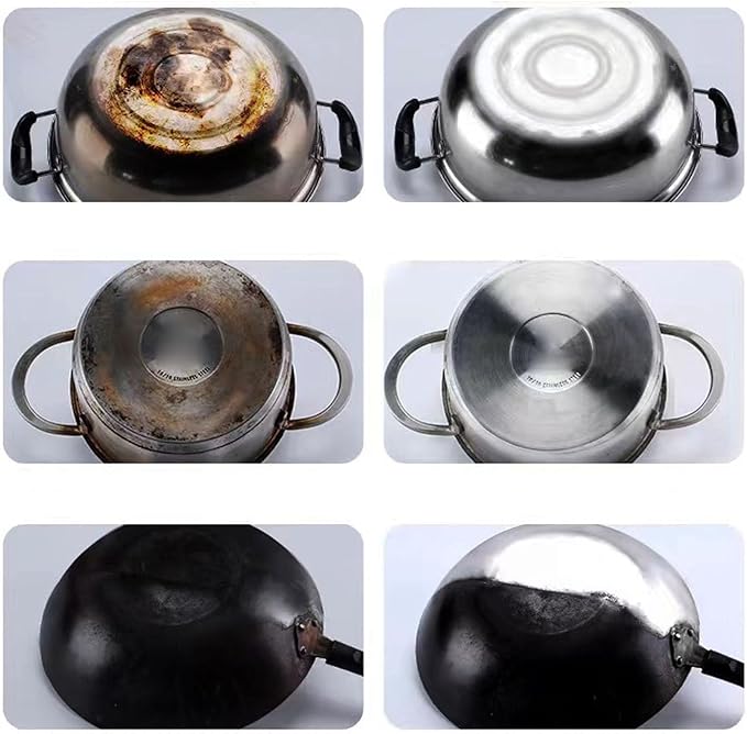 Cookware Bottom Gel Cleaner Gel Cleaner for Pot Bottom Pot Base Black Scale Cleaning Gels Cleaning Gels for Black Pots Base Stainless Steel Cookware Cleaners (1pcs)
