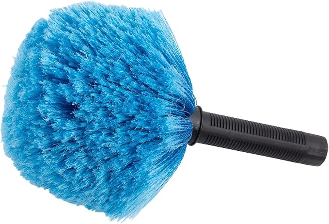 Stainless Steel Telescopic Ceiling Broom with Long Handle for High Corner Cleaning Adjustable Extension Pole for Walls Floors Patios Lightweight Brush Head Blue(A)
