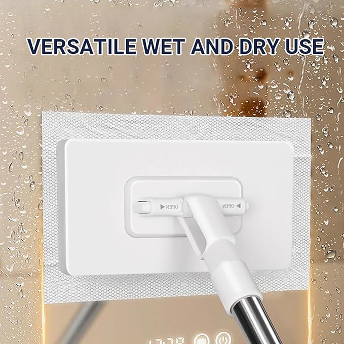 Disposable Dust Mop with 10 Reusable Cloths