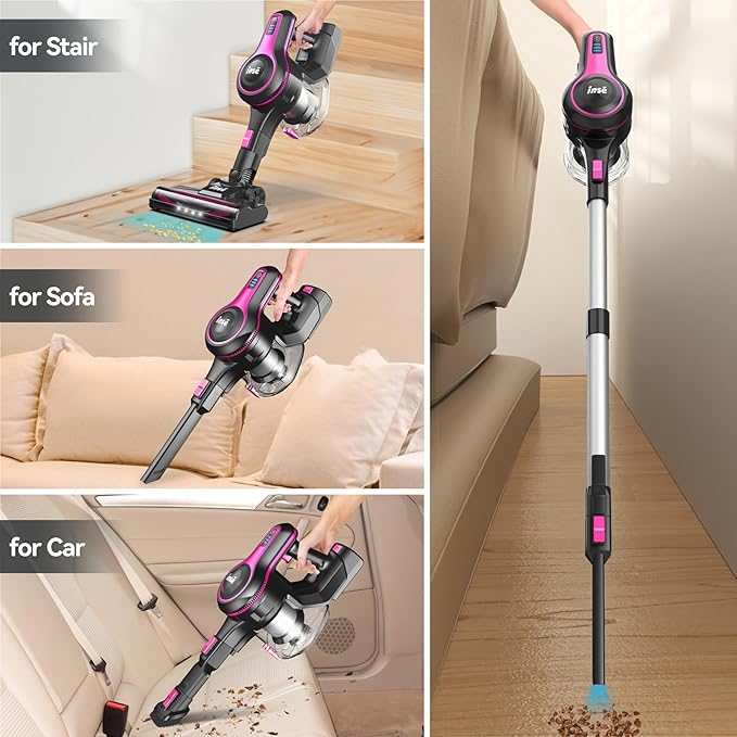 Vacuum Cleaners for Home (Red)