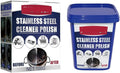 Stainless Steel Cleaning Paste - Rust Removal Stain Cleaning Antioxidant Protection For Kitchen Cookware Stove And Pot Bottoms(2PCS)
