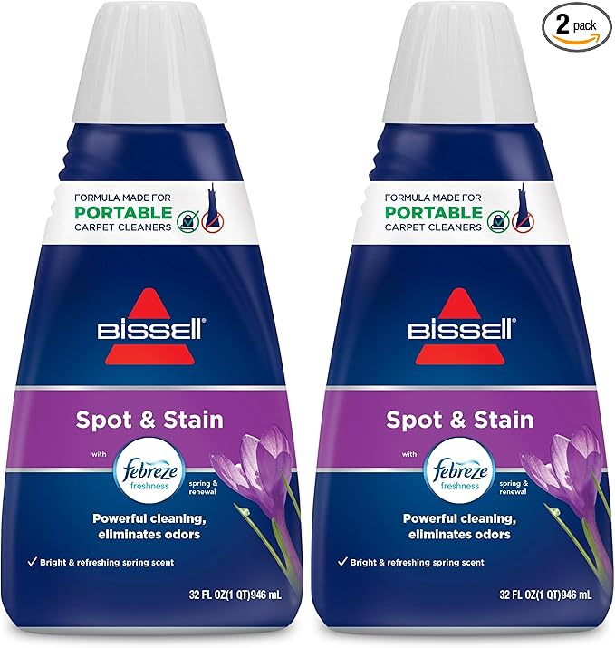 Bissell Spot &amp Stain with Febreze Freshness Spring &amp Renewal Formula714932 ounces(Pack of 2)