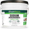 Sodium Percarbonate (10 lbs Pail) - Pure Oxygen Cleaner - Powerful Natural Cleaner for Home Laundry and Decking - Convenient Resealable Container