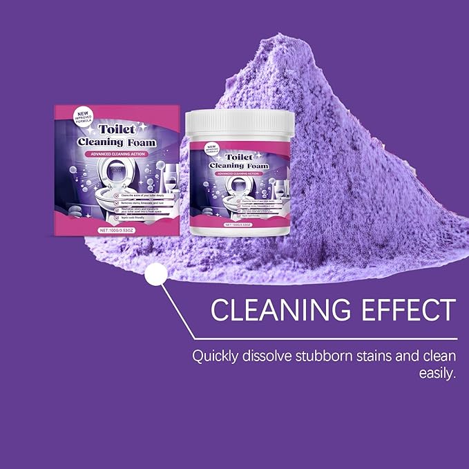 Household Toilet Cleaning Powder Gentle Stain Removal And Glaze Maintenance Bathroom Supply(2box)