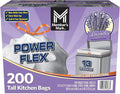 13-Gallon Tall Kitchen Trash Bags Lavender 200 ct.