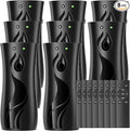 Automatic Air Freshener Spray Dispenser 8-Pack Wall Mounted or FreestandingMultiple Time SettingsCommercial and Home Use in Bathrooms Offices Living Rooms and Commercial Places (Black 1121)