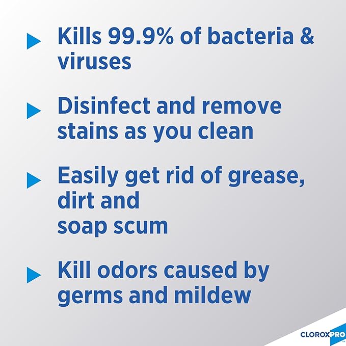 CloroxPro Clorox Clean-Up Disinfectant Cleaner with Bleach Spray 32 Ounces Each (Pack of 9) (35417)