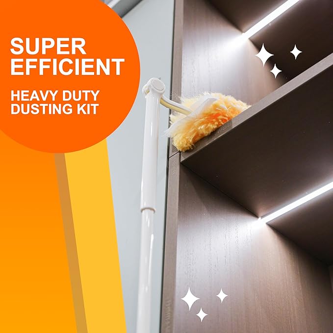 Multi Surface Duster Refills 360-Degree Heavy Duty 100 Count Compatible with Swiffer Dusters
