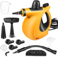 Steam Cleaner Pressurized Multi-Purpose Handheld Steam Cleaner with 11pcs Accessories Natural Chemical-Free Cleaning Steam Cleaner for Home Use Furniture Upholstery Couch Tile Grout and Car