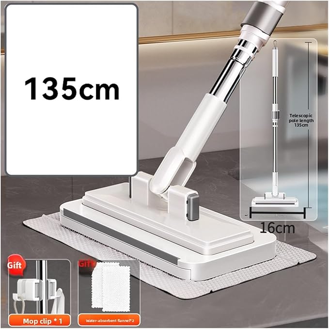 Flat Mop Face Towel Household Non Hand Wash Multi Function Lazy Person Cloth One Button Disassembly Automatic