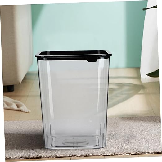Decorative Trash Bin Lightweight Waste Paper Basket for Bedroom and Office Wastebasket for Indoor Use Modern and Stylish Design
