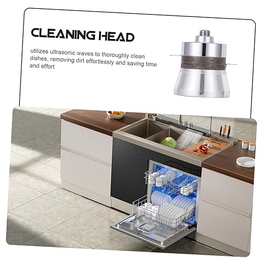 OUNONA Industrial Ultrasonic Dishwasher Cleaner Head Powerful Transducer for Deep Cleaning Glass and Ceramic Portable and Effective for Jewelry Retainers