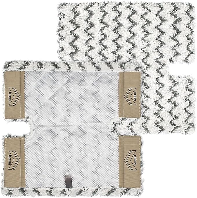 # XTP184 P184WQ 4 PCS Microfiber Steam Mop Pad Cleaning Rag Fits S3973 S3973D S5001 S5003A Replacement Parts NEW Compatible with Shark