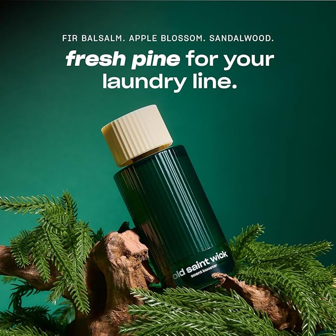 Snif Old Saint Wick Scent Booster Fresh-Cut Pine Fir Balsam &amp Cedarwood Holiday Scent 25 Loads Non-Irritating to Skin Clean Non-Toxic Vegan Cruelty Free 8.5oz