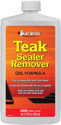 STAR BRITE Gel Teak Cleaner &amp Restorer – Citrus Scent Acid-Free Formula Designed for Use on Teak Surfaces