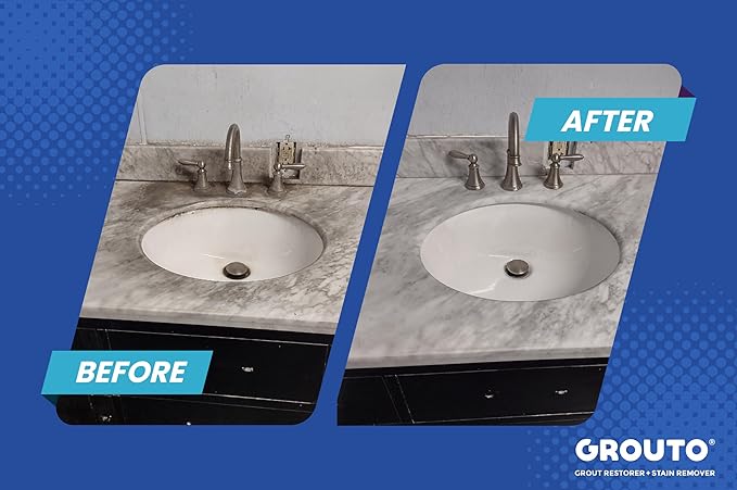 Grouto Grout Restorer &amp Stain Remover Concentrate Gallon (Each)…