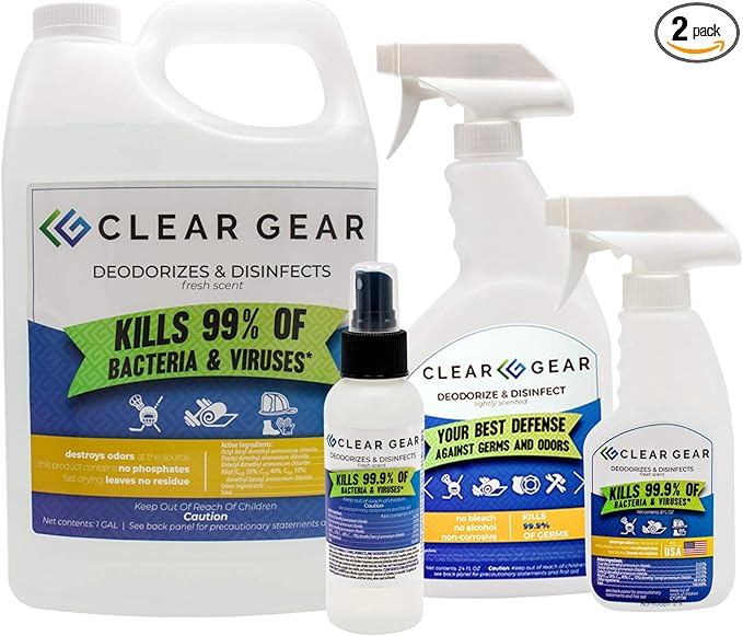 Clear Gear Sports Spray Family Package