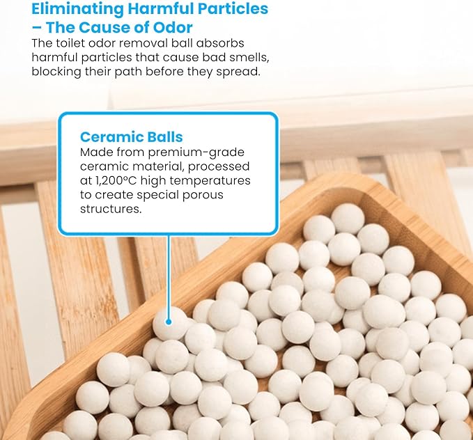 Toilet Odor Eliminator Balls 2ea Oil Refill for Toilet Odor 1ea Scentpuri Set