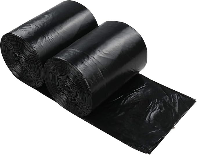 Black 6 Gallon Trash Bags/Trash Can Liners 250 Counts