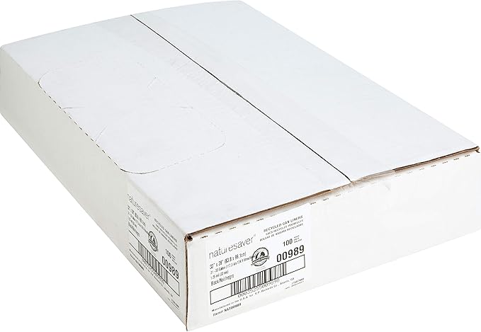 Black Low-Density Recycled Can Liners Trash Bag Medium