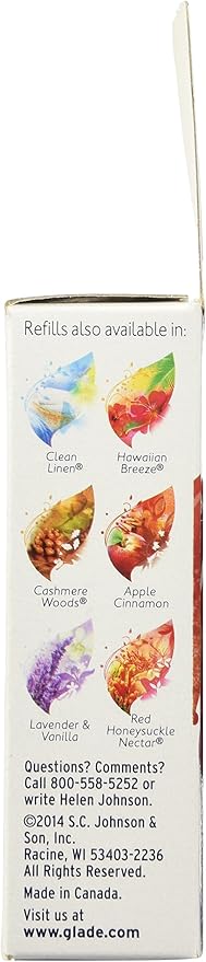 Glade Sense &amp Spray Automatic Air Freshener Refill Apple Cinnamon 0.43 oz