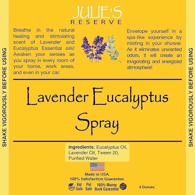 2 Pack Lavender Eucalyptus Room &amp Linen Spray (4 Fl Oz)