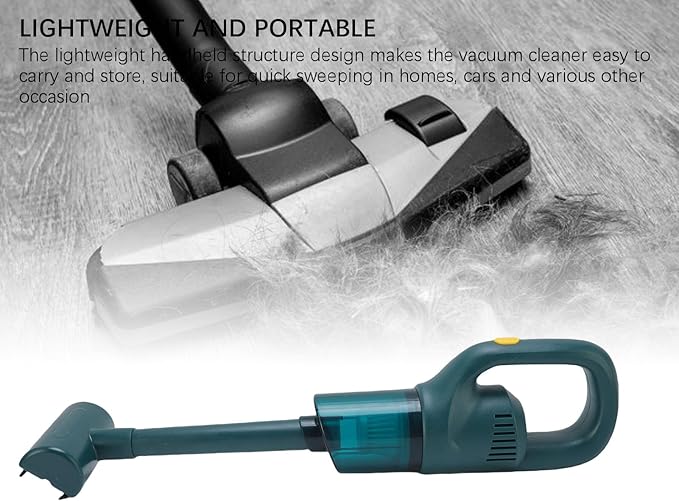 Fockety Cordless Vacuum Cleaner 3 in 1 Lightweight Stick Vacuum for Home with Powerful Suction &amp 1800mAh Battery Rechargeable Handheld Vac for Carpet Tile Pet Hair Hardwood Floors