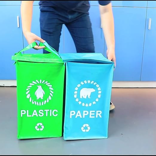 Large Open Trash Bag Leakproof Design Efficient Waste Disposal Bag Organization Bags for Garbage Collection Home Use Trash Bags