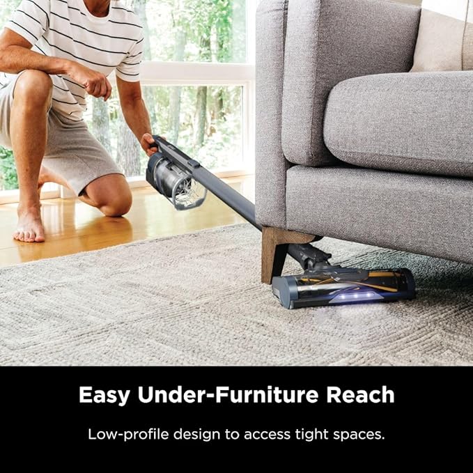 Shark Rocket Lightweight Cordless Stick Vacuum (IX141) 7.5 lbs Blue Iris (Renewed)