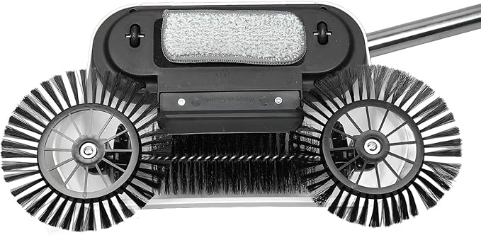 Hand Push Sweeper Lightweight Quiet 360 Degree Range of Motion for Home Kitchen Hardwood Floor Mop for Quick Work Without Electricity