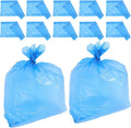 50pcs Blue 80x100cm Tear-resistant Large Plastic Trash Bags Thickened Garbage Bags for Kitchen Bathroom Commercial Use