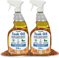 EcoDecors Loveable 24 oz Spray Bottle Teak Oil - 2 Pack