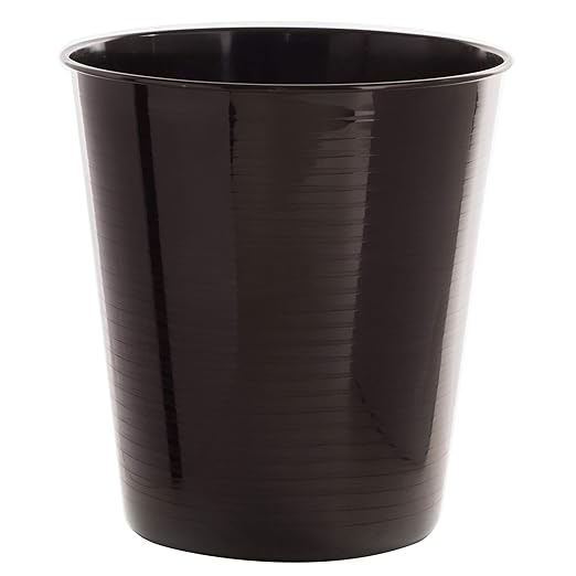 BINO Metal Waste Basket for Home Office Bathroom Dorm Kitchen and More | Trash Can Bin for Bedroom | Desk Trash Can | Home Essentials