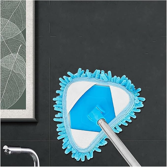 Triangle Retractable Wall Cleaning Mop Ceiling Air Conditioner Dust Removal Mini Small Home Clean Floors Tool