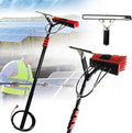 Cleaning Brush Window Cleaning PoleWater Fed Telescopic BrushExtendable Cleaner Conservatory RoofAngle Adjustable Band Scraper Window Cleaning Photovoltaic Panel Cleaning Brushing6M/20Ft