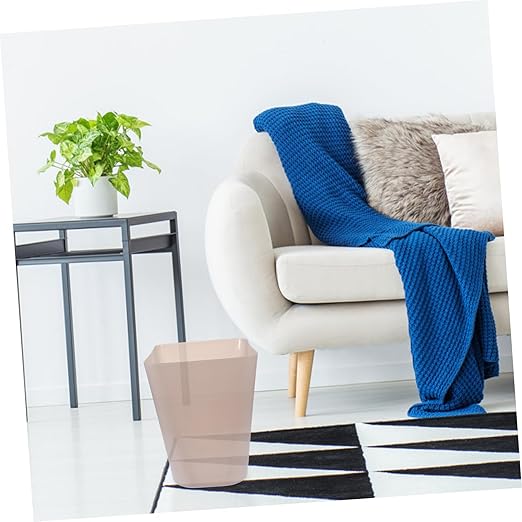DOITOOL Square Trash Can 10 Gallon Capacity Slim Plastic Waste Basket Modern Garbage Bin for Kitchen Bathroom Office and Home