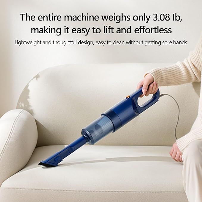 VELPEN Ultra-Light Corded Wet Dry Vacuum Cleaners 3-in-1 15Kpa 65db 400W Brushed Motor with Crevice Tool Multifunction Converts to A Hand Vacuum Hardwood Floors Cleaner