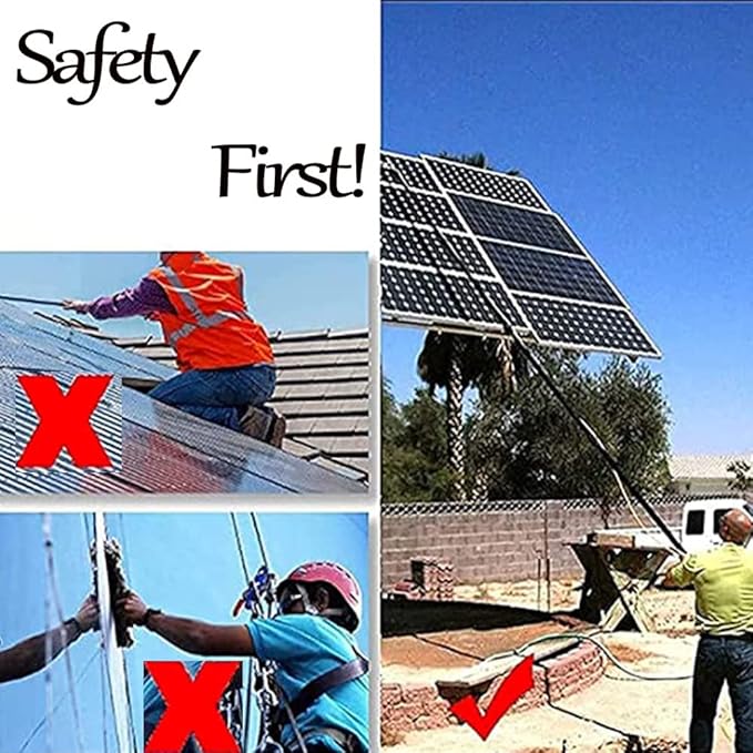 Window Cleaning BrushPhotovoltaic Panel Cleaning BrushGlass Cleaning BrushWater Fed Pole KitSolar Panel Water Spray Cleaning BrushTelescopic Window Washing Equipment36FT