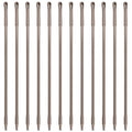 SPARTA 41225EC01 Fiberglass Broom Handle Mop Handle Replacement Handle With Acme Threaded Tip For Commercial Cleaning 48 Inches Brown (Pack of 12)