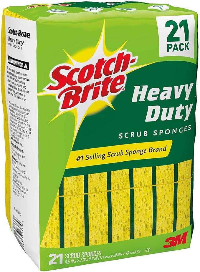 Scotch-Brite Heavy Duty Scrub Sponge 21 Count