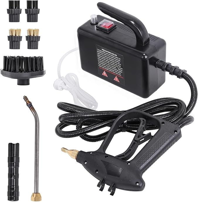 Portable 3000W High Pressure Handheld Steam Cleaner 5Bar Pressurized Steam Cleaning Machine For Kitchen Car &amp Home