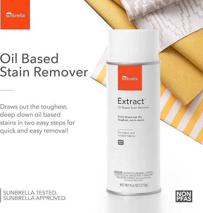 Sunbrella Extract (9.6 oz) + Restore (32 fl oz) Bundle | Extract Oil Stain Remover Fabric Cleaner with Restore Fabric Protector Spray &amp Water Repellent