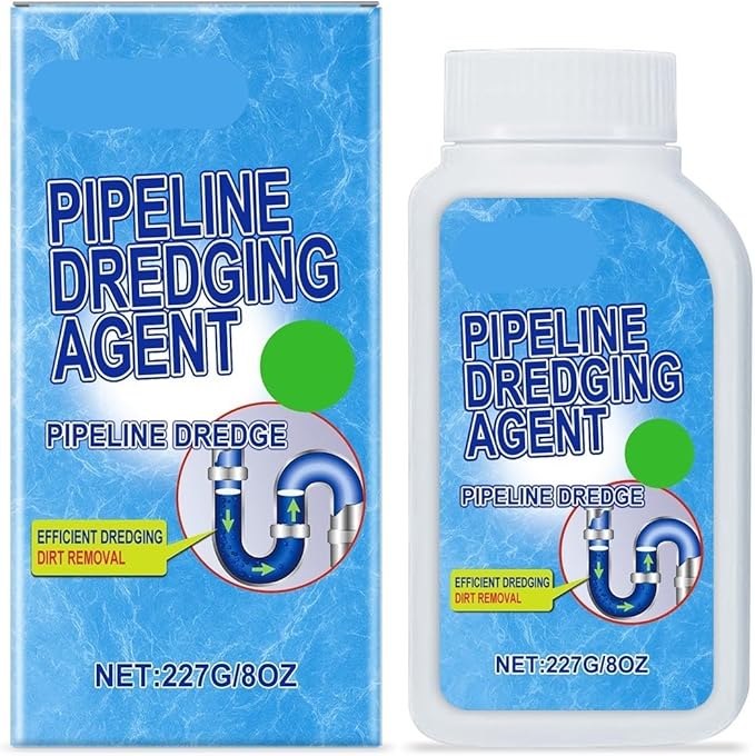 Powerful Drain Unclogging Powder for Toilets Kitchen &amp Sink - Eliminates Odors Prevents Blockages &amp Restores Flow Instantly(3PCS)