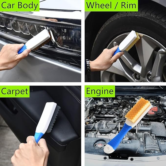 3 Pack Soft Bristle Cleaning Brush Set Dusting Brushes Set for Furniture Cars Counters Bed Sheets Sweeping Cleaning Dusting &amp Crumb Debris Sweeping