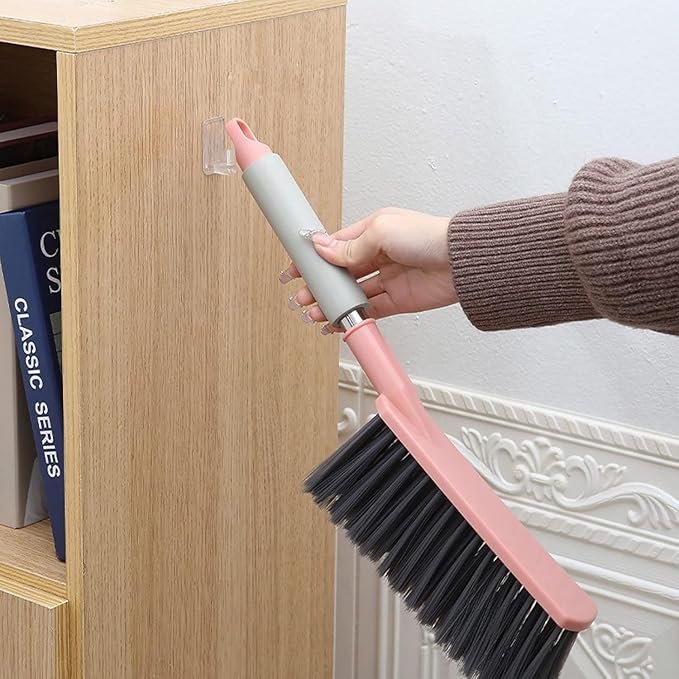 Whisk Broom Hand Held 2 Pcs Bench Brush Soft Bristles with Good Elasticity Hand Broom can be Hung for Storage