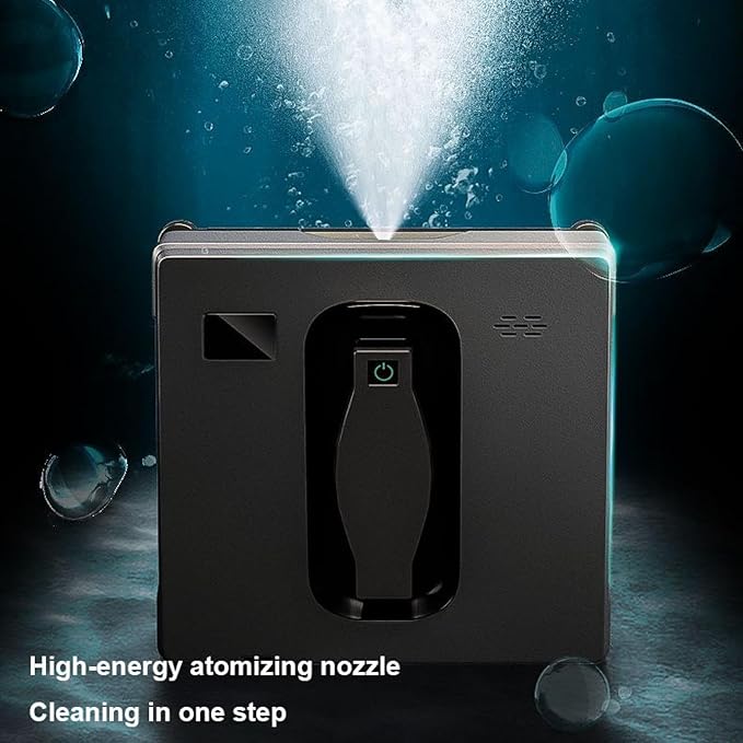 Dual Water Jet Window Cleaner Square Automatic Glass Cleaning Robot Intelligent Planning High Automatic Exterior Windows Home Remote Control Electric Window Cleaner